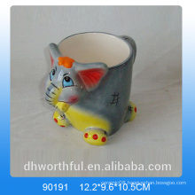 Hot sale 3D elephant shaped dolomite animal mug